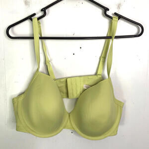 Cacique Bra Womens Size 44C Lightly Lined T Shirt Lime Green Wired Comfort